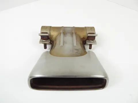 Porsche 982 718 Boxster Cayman Endrohr Oval Edelstahl Gebürstet 982251187P
