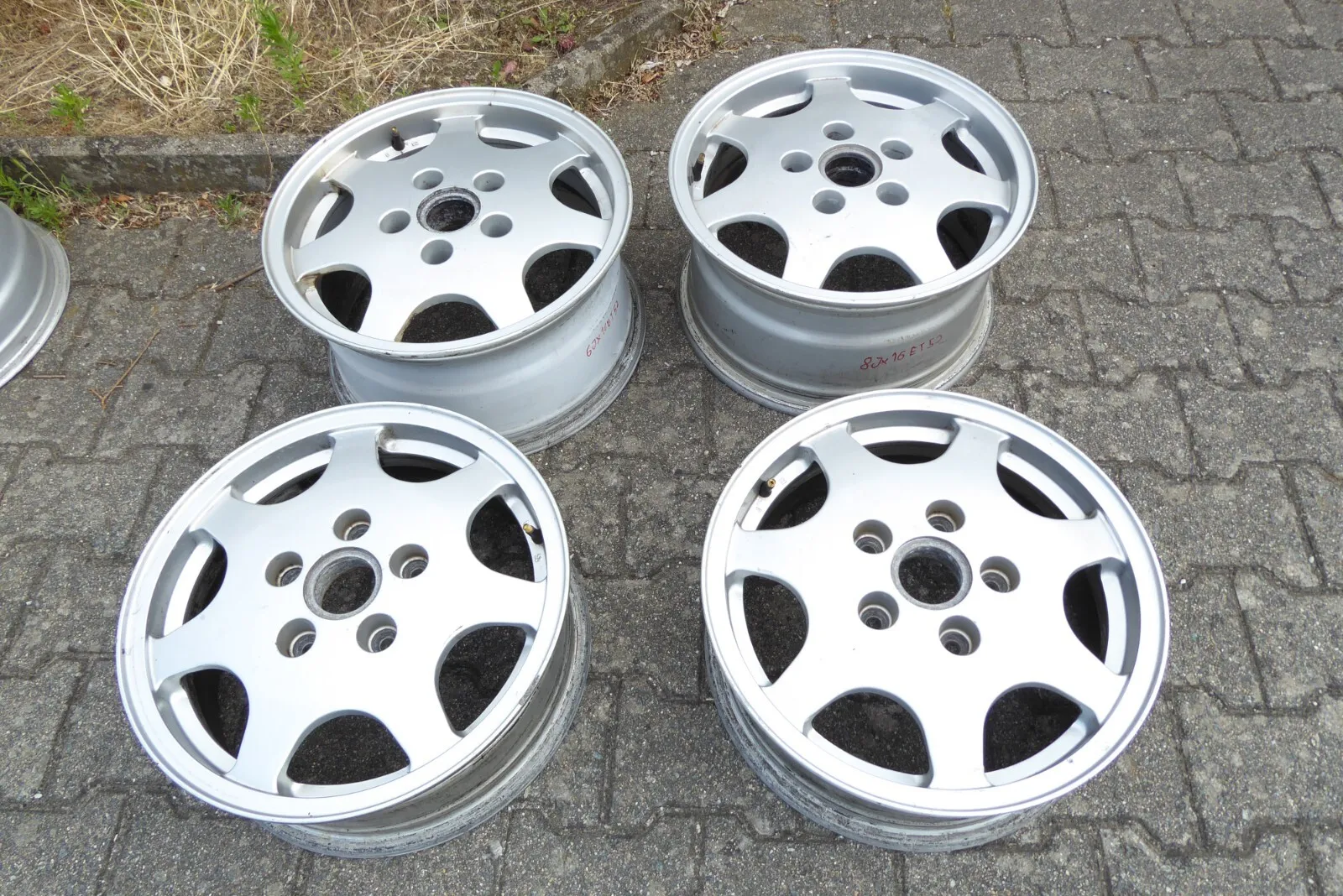 Porsche 911 964 924/944 7J x15 ET 52 96436211201 Alufelgen Satz Felgen