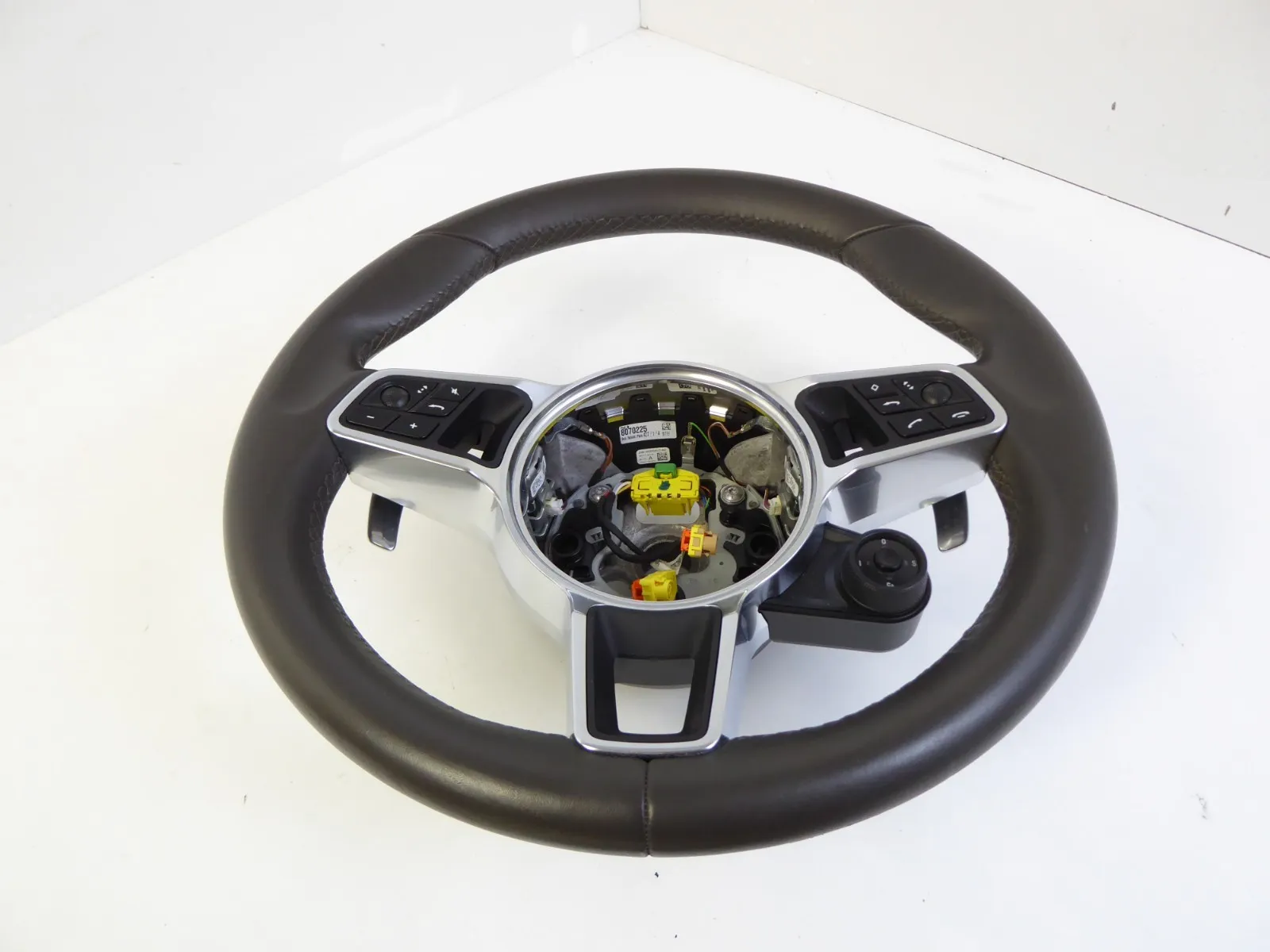 Porsche 911 991 Cayenne Macan Panamera Lenkrad Dunkel braun