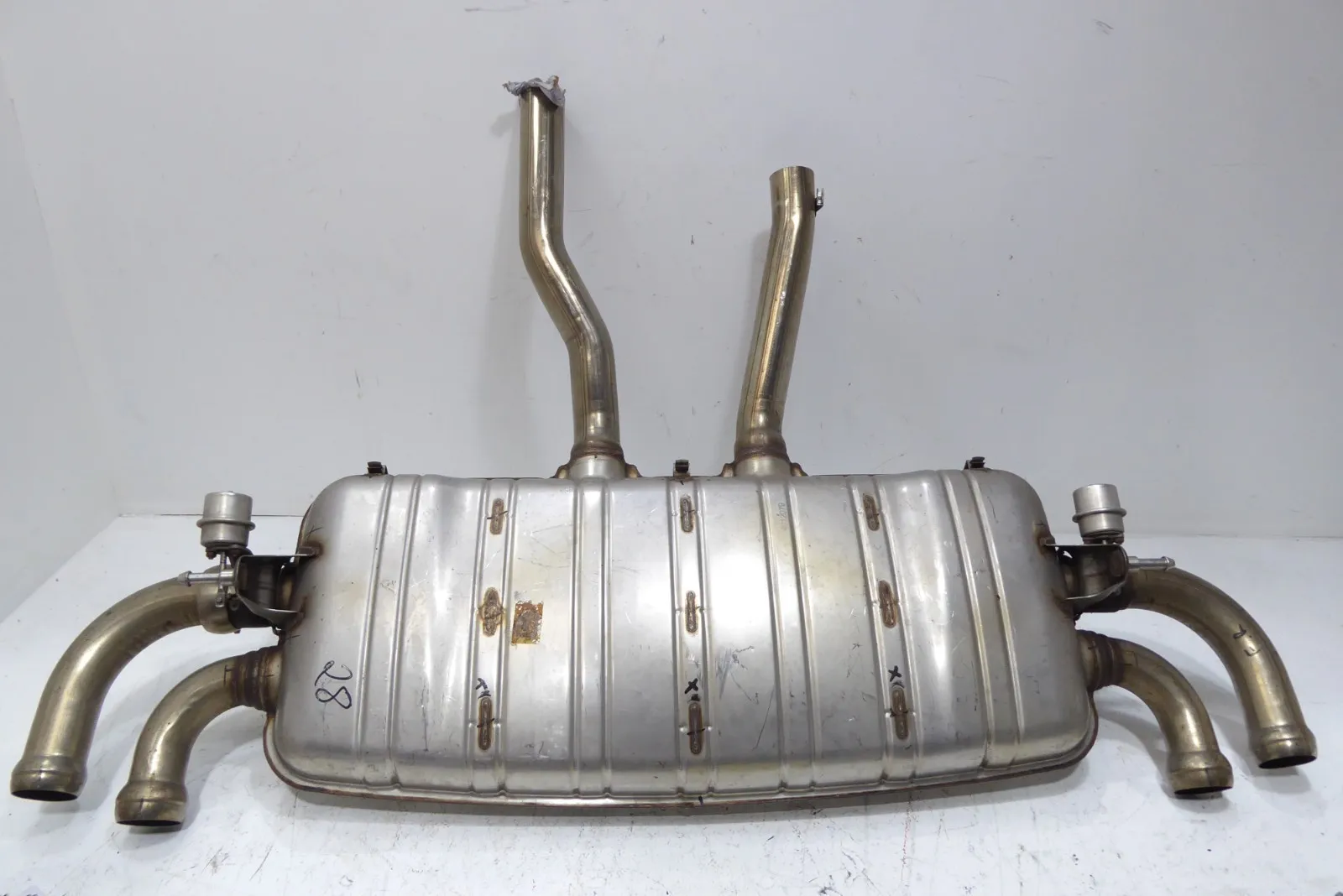 Neuwertig Porsche Cayenne II 92A 4.8 V8 7P5253611P Klappenauspuff Auspuff