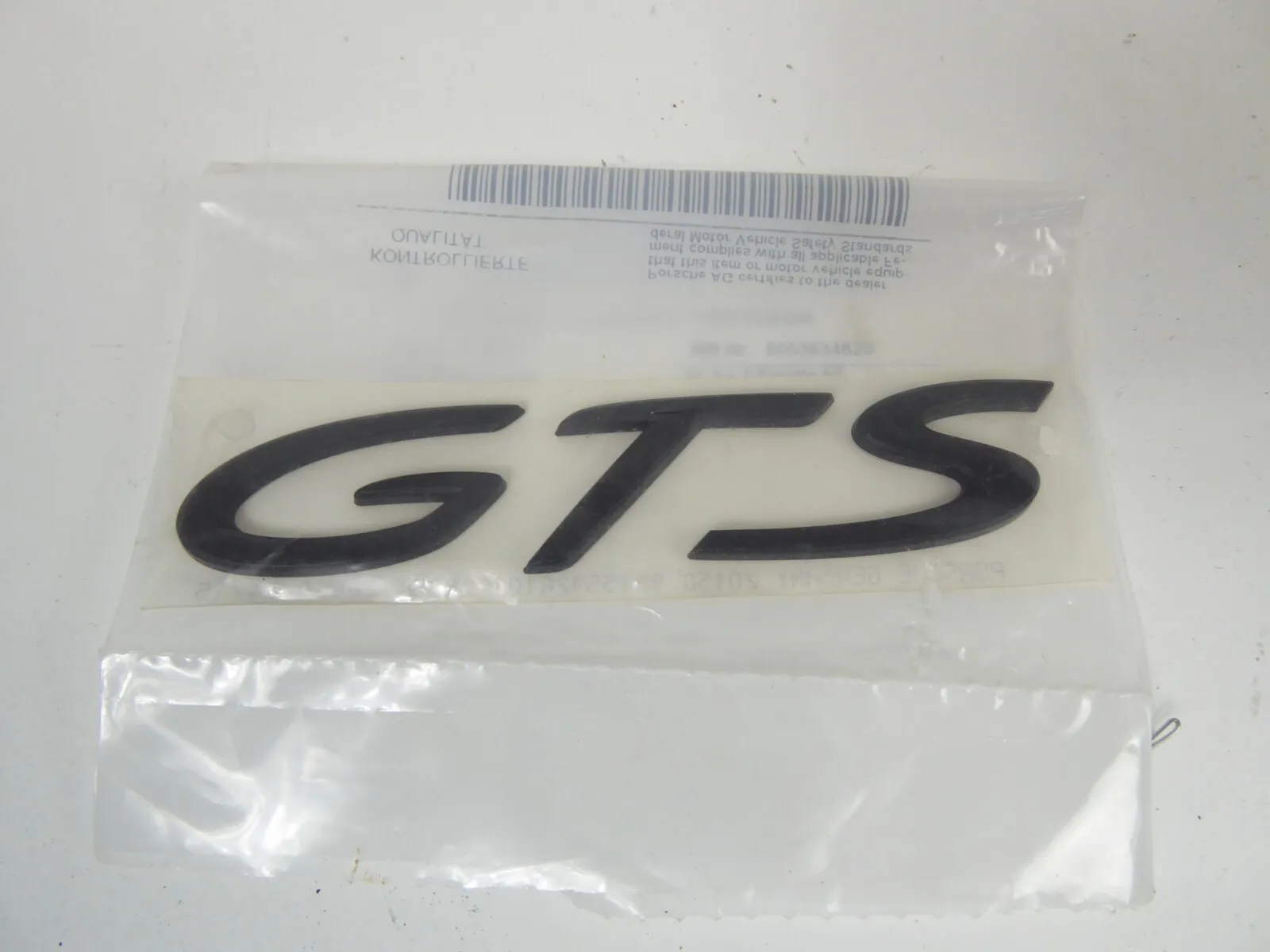 Porsche 981 981 CAYMAN Boxster GTS Schriftzug Mattschwarz 98155926101