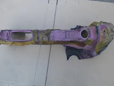 Porsche 911 964 Karosserie Schaltunnel  Abschnitt Mittelkonsole 96450150102