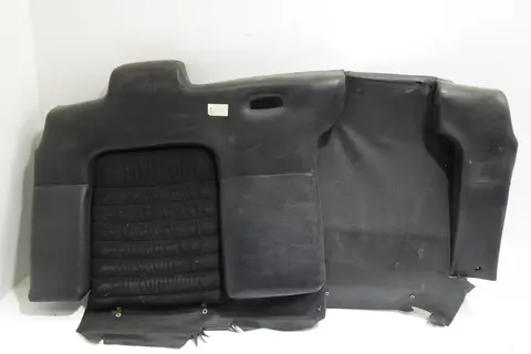 Porsche 914 Sitz Rückenlehne Schwarz Leder Hinten zum Überholen