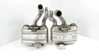 Porsche 911 991 Auspuff Hauptschalldämpfer 99111142103-99111142203 NEU