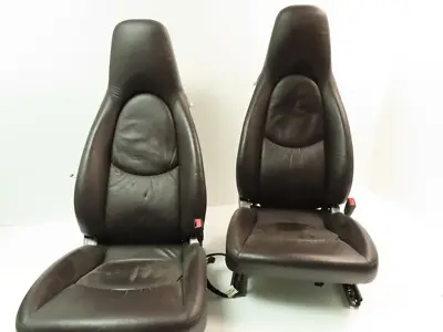 PORSCHE 911 997 Beifahrersitz 2 Stück Braun