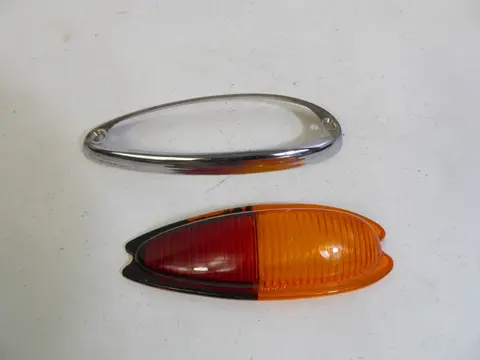 PORSCHE 356 Hinten Blinker Glas Original