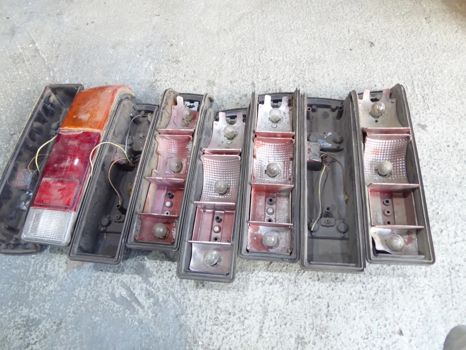Original Porsche 914 Rücklichtgehäuse Blinker Hinten