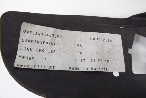 Porsche 911 986 987 996 997 GT3 Bremse Kühler Luft Kanal Vorne Links 99734148392 – Bild 3