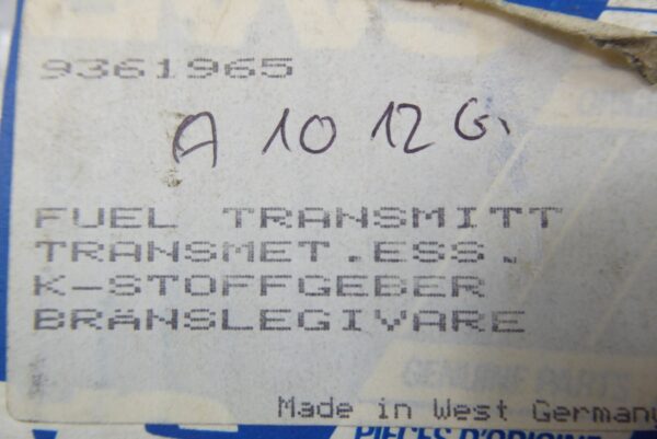 NEU NOS Kraftstoffgeber  Saab 900 classic 9361965 Original – Bild 3