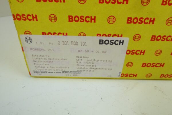 Porsche 911 912 H4 Scheinwerfer NOS NEU    Bosch 0301800101 – Bild 3