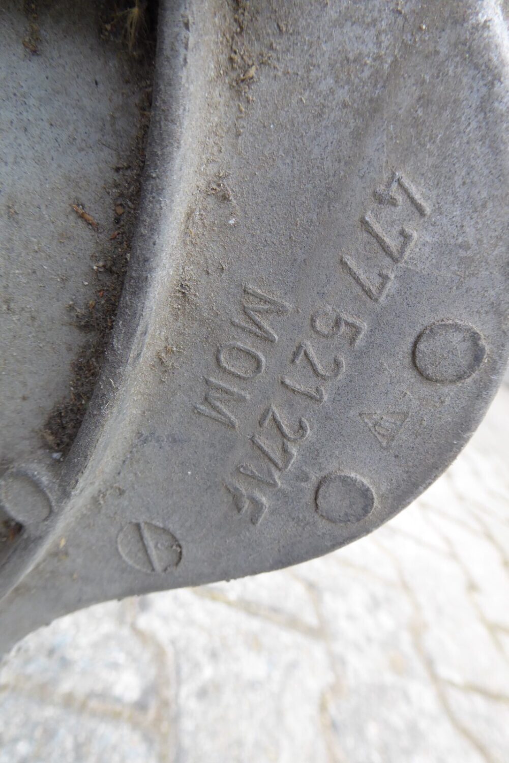 Porsche 924 477 2.0 125PS Zentralrohr Kardanwelle Transaxlewelle 477521271F – Bild 5