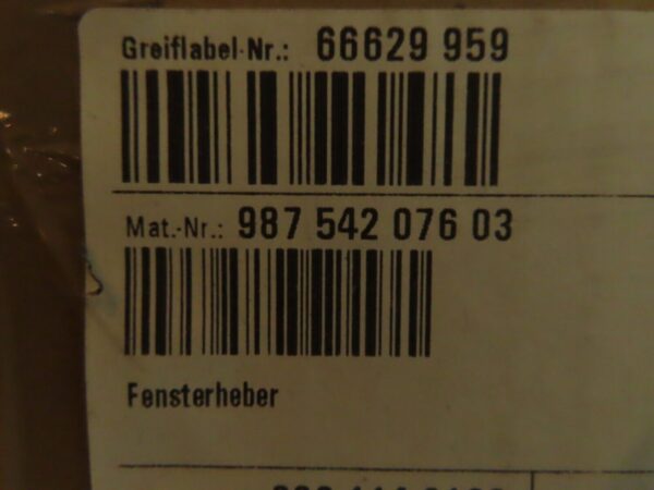 PORSCHE 911 997 BOXSTER CAYMAN vorne rechts 98754207603  Fensterheber NEU – Bild 6