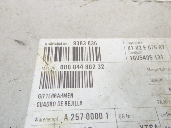 PORSCHE Einsatz Carrera  GT Grill  Gitterrahmen 00004480232 – Bild 7