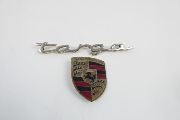 Porsche 911 Targa Schriftzug und Emblem Kofferhaube