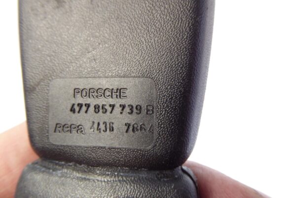 Original Porsche 924 944 968 Gurtschloss hinten Peitsche Gurt REPA 477857739B – Bild 3