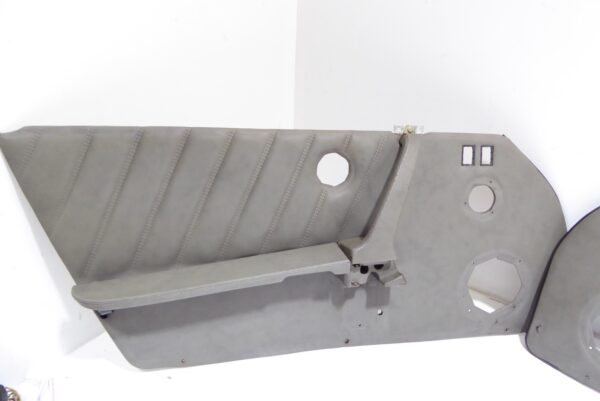 Porsche 911 964 Türverkleidung Türtafel Türpappe Grau Leder – Bild 3