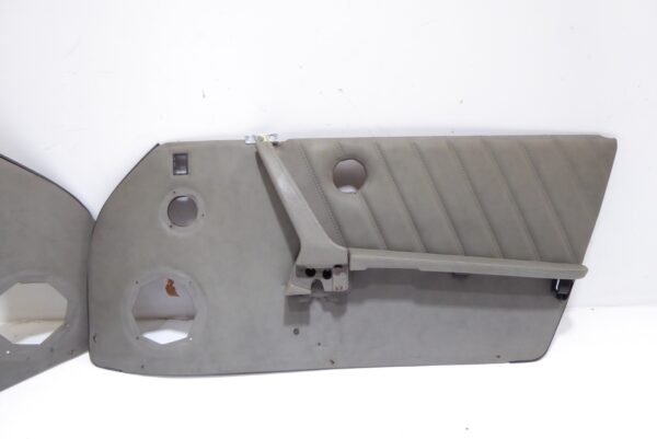 Porsche 911 964 Türverkleidung Türtafel Türpappe Grau Leder – Bild 4