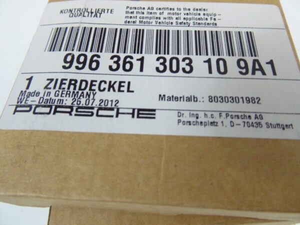 Porsche 911 996  Carrera 4  NEU Radzierdeckel/Radnabe Abdeckung  99636130310 9A1 – Bild 6