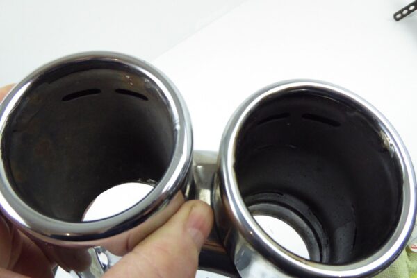Porsche 911 997 Auspuffblende Blende Endrohre Auspuff  99711198121 Rechts – Bild 9