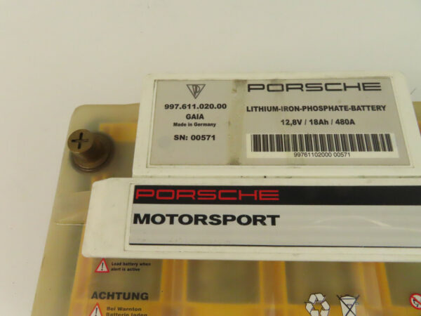 Porsche 911 997 GT3 Auto Batterie Leichtbau  99761102000 – Bild 5