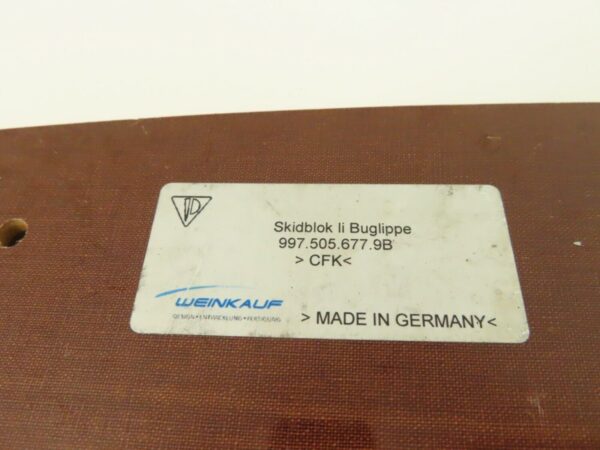 Porsche 911 997 RSR  Schleifplatten 9975056789B Vorne Stoßstange – Bild 3
