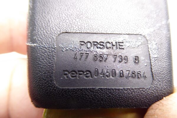 Porsche 924 944 968 Gurtschloss hinten Peitsche Gurt REPA 477857739B – Bild 6