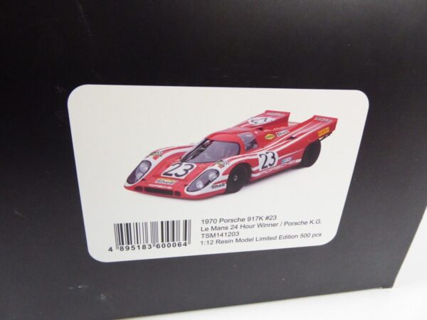 TSM 1:12 True Scale Porsche 917 K "Salzburg" Winner 24H Le Mans 1970 HUGE NEU – Bild 5