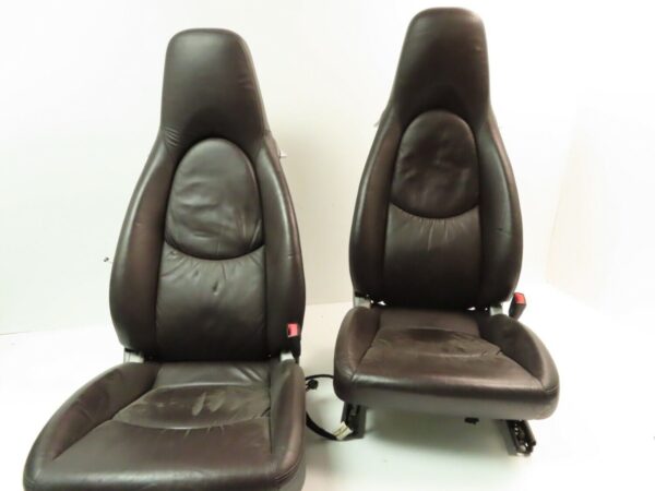 PORSCHE 911 997 Fahrersitz 2 Stück Braun
