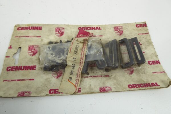 PORSCHE 911 HECK BUCHSTABEN SCHRIFTZUG SCHWARZ NEU 91155990100