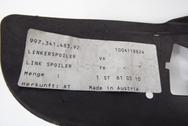 Porsche 911 986 987 996 997 GT3 Bremse Kühler Luft Kanal Vorne Links 99734148392 – Bild 3