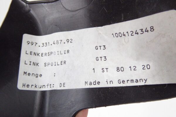 Porsche 911  997 GT3 Lenkspoiler  99733148792 – Bild 3