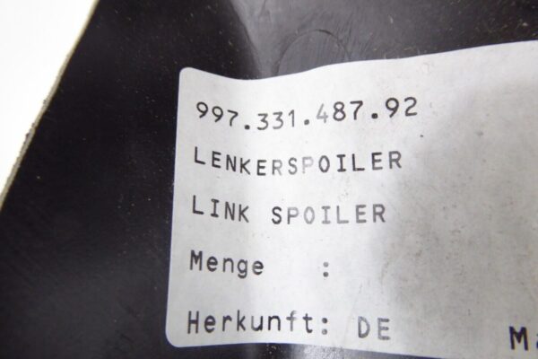 Porsche 911  997 GT3 Lenkspoiler  99733148792 – Bild 4