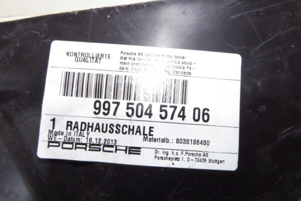 Porsche 911 997 Kotflügel Verkleidung hinten rechts 99750457406 NEU ORIGINAL – Bild 4