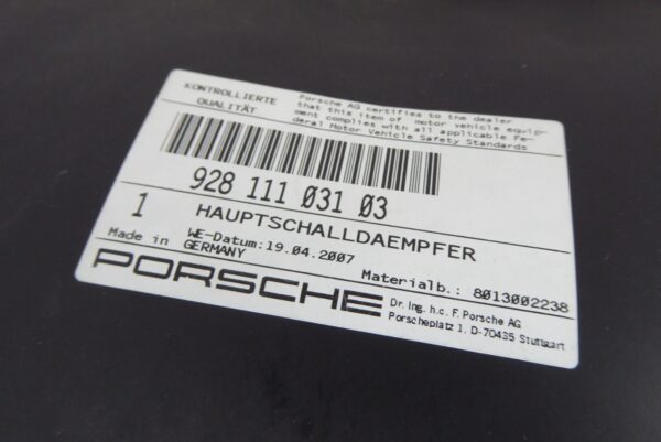Porsche 928 Vorschalldämpfer Auspuff Bischoff 92811103103 – Bild 5