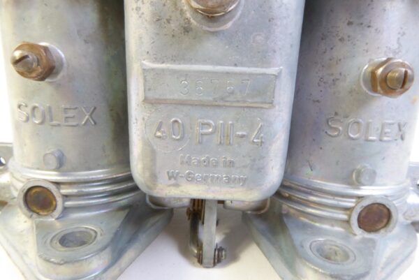 Solex 40 PII- 4 Vergaser Porsche 356  Original Nr.55 – Bild 8