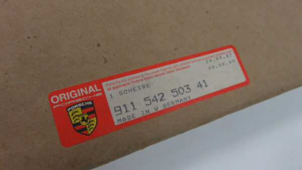 Porsche 911 964 993 Targa Cabrio Seitenscheibe Links neu  91154250341 NOS Grün – Bild 4