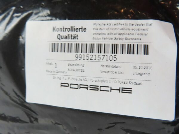 Porsche 911 991 Cayman Sitzpolster Schaumteil  99152157105 NEU – Bild 6