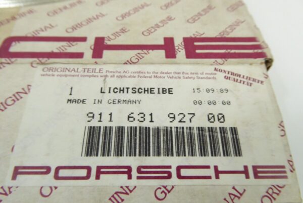 NEU original Porsche 911 G 930 964 H4 Streuscheibe Scheinwerferglas 91163192700 – Bild 3
