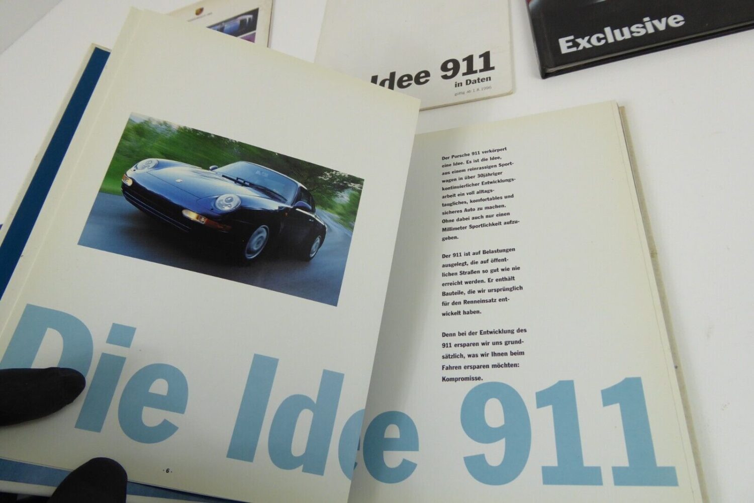 Porsche 911 964 993 Proschüre Preisliste Farbliste Konvolut Prospekte – Bild 5