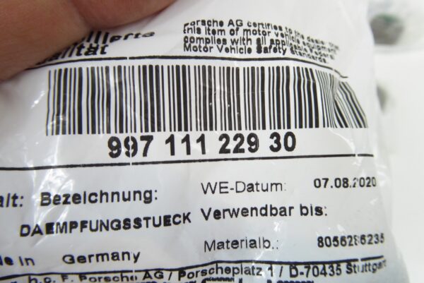 Porsche 911 996 / 997 - 99711122930 Schalldämpfer Auspuffhalterung (4ER-SET) – Bild 6