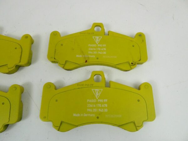 Porsche 911  996 GT3 Gelb  Pagid P90 FF Bremsbeläge  99635194300 NEU – Bild 6
