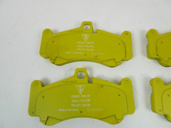 Porsche 911  996 GT3 Gelb  Pagid P90 FF Bremsbeläge  99635194300 NEU – Bild 7