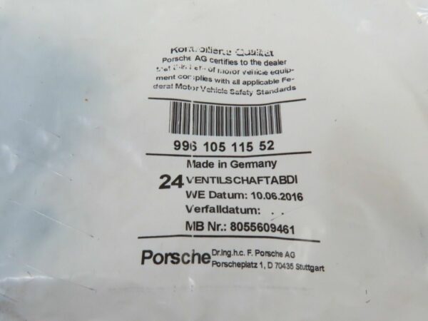 Porsche 911 997 996  Ventilschaftabdichtung  6x24 99610511552 – Bild 7