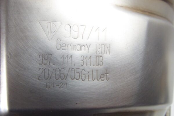 Porsche 997 911 MK1 - Schalldämpfer Neuwertig Rechts Endtopf  99711131103 – Bild 11