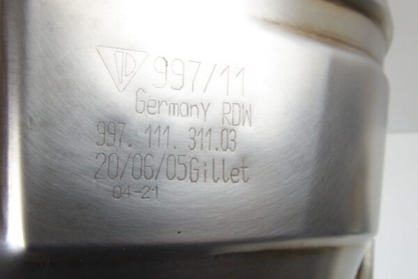 Porsche 997 911 MK1 - Schalldämpfer Neuwertig Rechts Endtopf  99711131103 – Bild 12