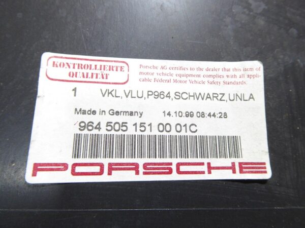 NEU Porsche 911 964 Stoßfänger Unterteil rechts 96450515100