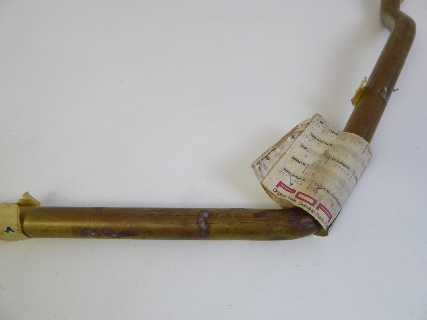 NOS Porsche 911 Ölleitung Original aus Messing Leitung 93010774111 – Bild 5