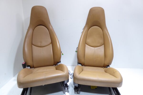 PORSCHE 911 997  Fahrer und  Beifahrersitz Ledersitze  Beige