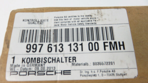 Porsche 911 997 Schalter Bedieneinheit Kombischalter 99761313500 – Bild 7