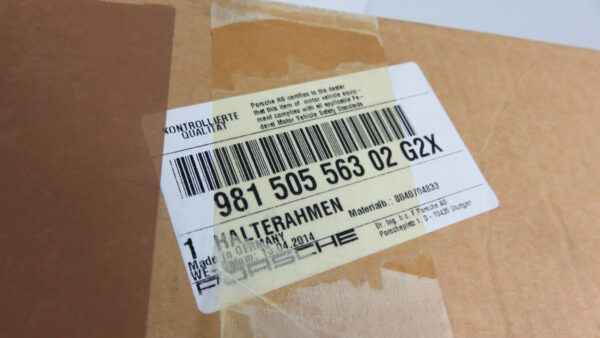Porsche 981 Cayman Halterahmen links 98150556302 an Stoßstange Neu – Bild 5